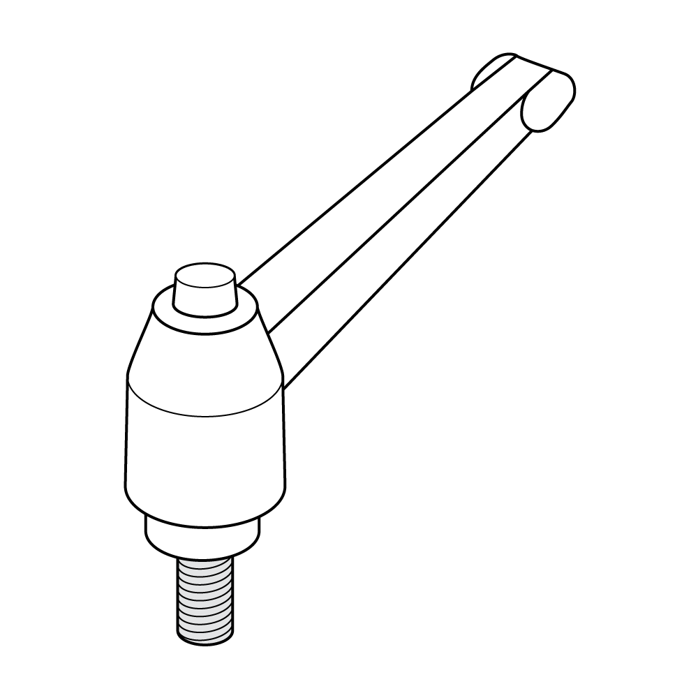 Adjustable Clamping Handles — Spaenaur - Fasteners Right Now