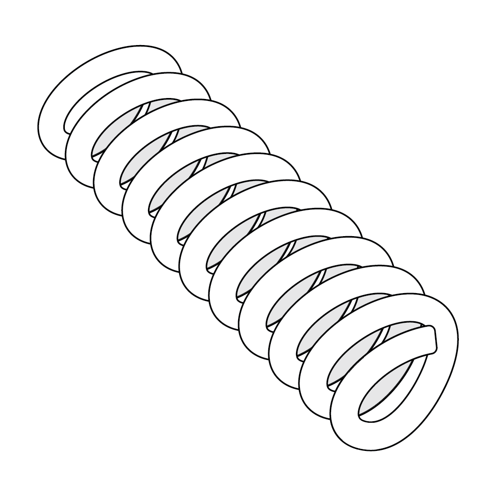 Straight Compression Springs — Spaenaur - Fasteners Right Now