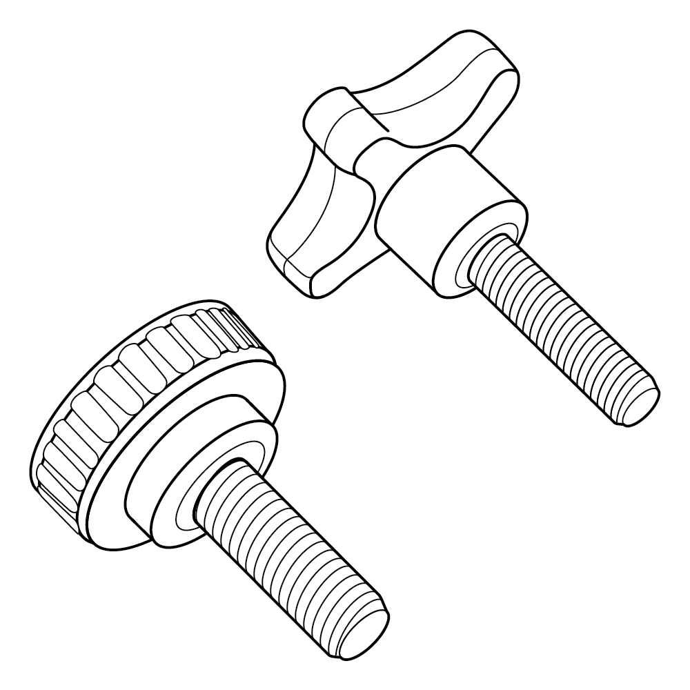 Hand Knobs & Handwheels — Spaenaur - Fasteners Right Now