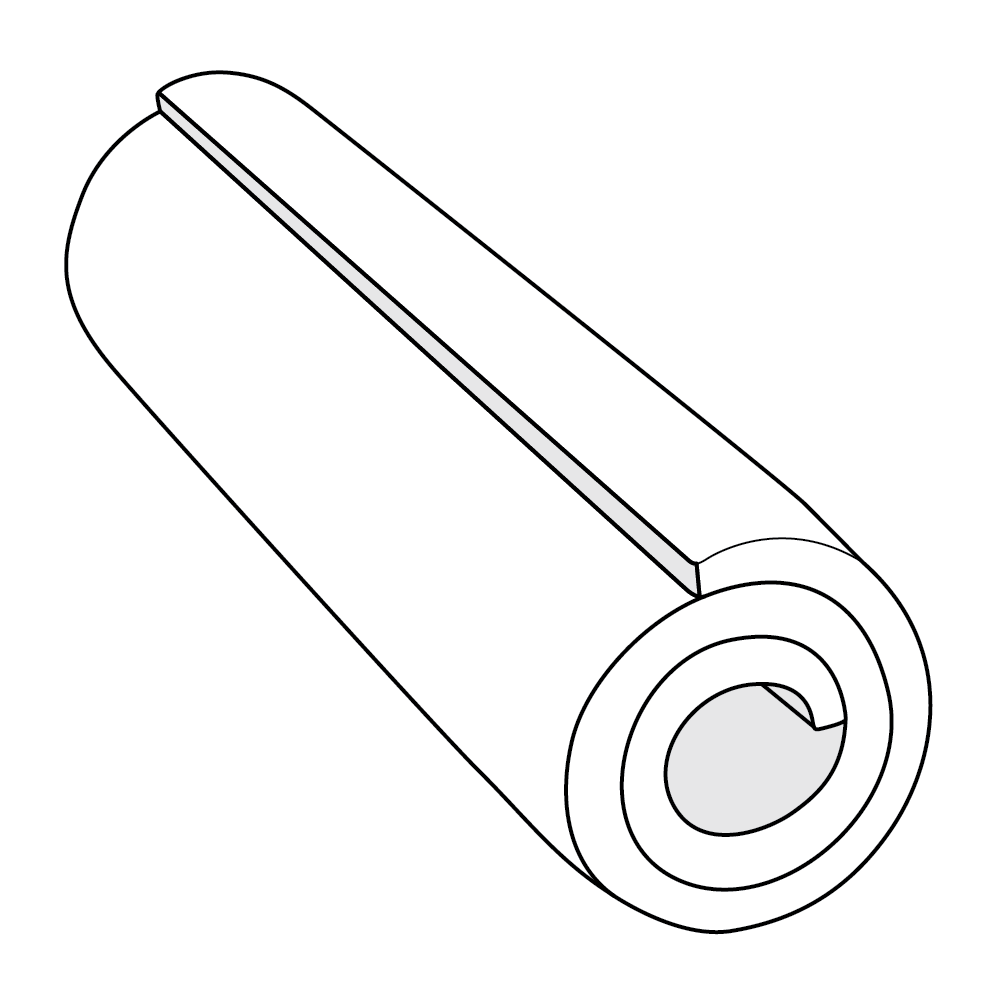 Tension Pins – 1/4" X 1-1/4", Steel, Plain Finish, 10-Piece Pack For General Fastening