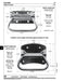 Drop Handle Base 3 3/8" x 2 7/8", 4 Holes Steel, Zinc Plated by Spaenaur Inc.