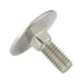 Elevator Bolt, Large Head, 3/8"-16 x 2" Length, Stainless Steel 18-8, ASME/ANSI B18.5 by Spaenaur Inc.
