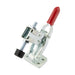Pince à levier vertical à tête rouge, longueur totale 8,69 po, capacité 1 000 lb, base en fonte malléable, finition zinguée (option du fabricant) par Spaenaur Inc.