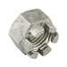 Écrou hexagonal à crénelures basses, DIN 937 M18 x 1,50, filetage fin, CL 17H, acier lisse, DIN 937/17H/Fin M18X1,50, fabriqué par Spaenaur Inc.