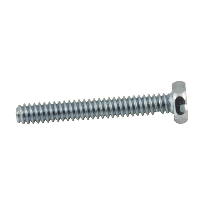 Machine Screw, Indented Hex Slot HD #10-24 UNC x 2" (Hex 5/16" AF) Low Carbon Steel Zinc Chromate Plated, ANSI B18.6.3-1972