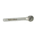 Carbide Burr, Double Cut Ball Shape 1/2" DIA x 7/16" LGTH x 1/4" Shank Hardened Steel Shank, Tungsten Carbide Tip by Spaenaur Inc.