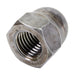 Écrou borgne, M10 x 1,50 mm, largeur à plat (WAF) 16,0 mm, épaisseur (THK) 18,0 mm, acier brut, conforme à la norme DIN 1587, fabriqué par Spaenaur Inc.