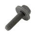 Sems Machine Screw Hex Head, With 17mm OD Flat Washer, 6mm X 1.00 Pitch X 25mm Lgth, Low Carbon Steel, Black Phosphate by Spaenaur Inc.