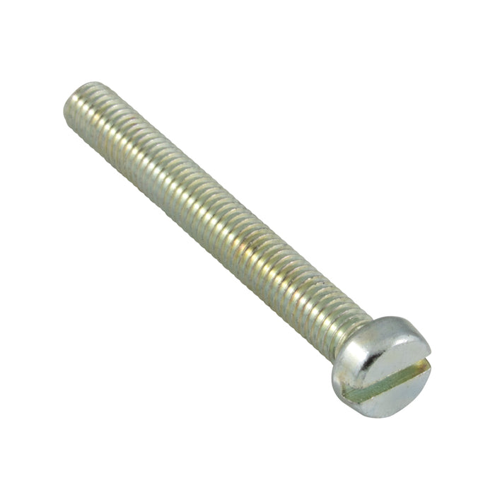 Machine Screw Slot Cheese HD DIN 84 M4 x 0.70 x 10mm LG A4 Stainless Steel Plain DIN 84/A4 M4X10