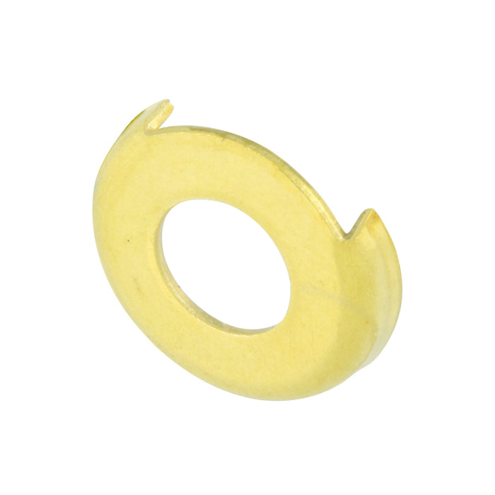 Terminal Cup Washer, for Binding Head Screw #8 Screw (.437-.450" OD) Brass, Nickel Plated