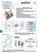 CLockwise Latching Flush (Cup) Latch W/Mounting Studs 3.50" x 4.50" (.88"-1.38" Grip Range) Polished Stainless Steel Die-Cast Zinc Handle by Spaenaur Inc.