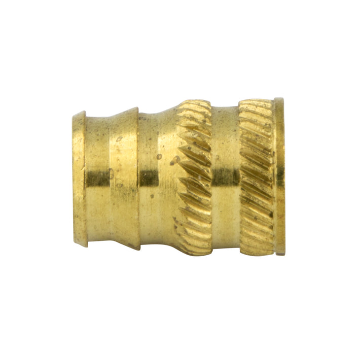 Flanged Press Insert 260 Series #4-40 Brass