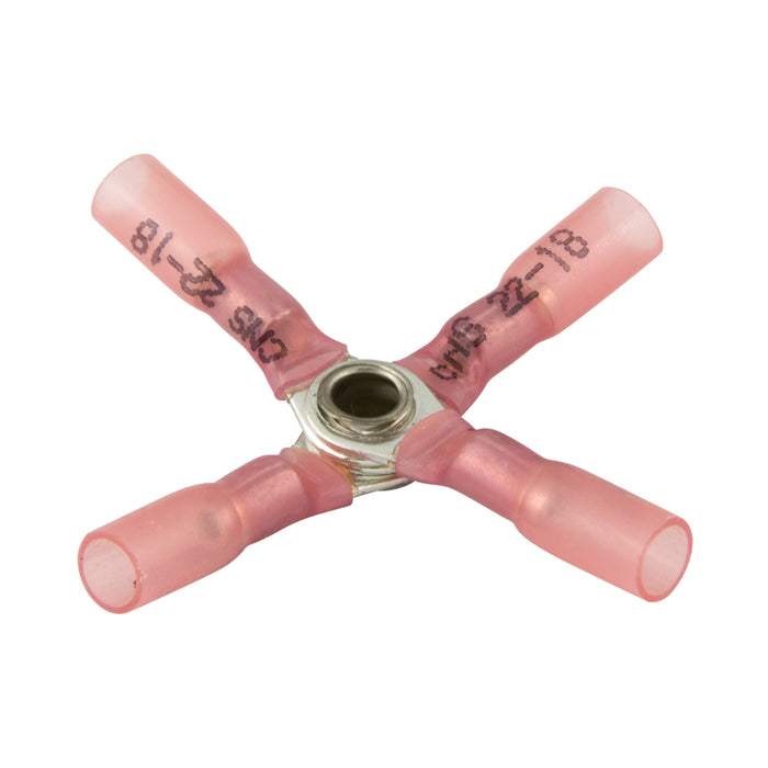 Waterproof Heat Shrink Connector Splice (4 Way) 22-18 Wire Polymer Jacket by Spaenaur Inc.