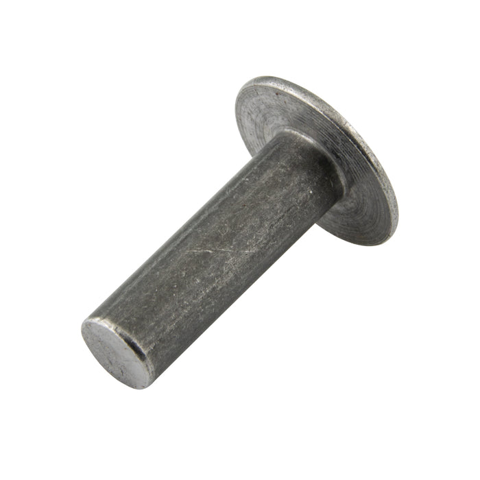 Solid Steel Rivet Truss Head 3/16" DIA x 1 1/2" LG C1008 Steel Annealed Plain by Spaenaur Inc.