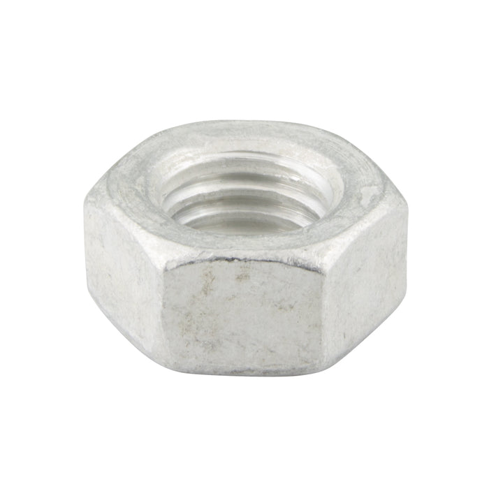 Hex Machine Screw Nut #10-32 UNF (3/8" A/F x 1/8" THK) Aluminum (Alloy 2024) Plain Finish ANSI B18.6.3-1986 by Spaenaur Inc.