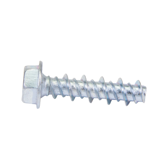 Hi-Lo Tapping Screw, Unslotted, Indented Hex Washer Head, #10 x 5/8" Length, Steel Zinc Plated, ASME/ANSI B18.6.4 by Spaenaur Inc.