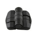 « Acryl-Hinge 2 » (Deco-Hinge) 1 1/2 po de largeur x 1 3/4 po de longueur x 0,16 po d'épaisseur, ABS noir, par Spaenaur Inc.
