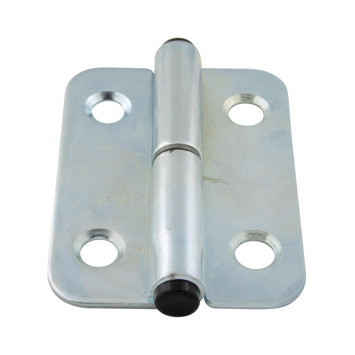 Right Lift-Off Hinges 100mm O/A HT x 75mm Width Mild Steel Clear Zinc Plated by Spaenaur Inc.
