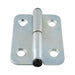 Right Lift-Off Hinges 100mm O/A HT x 75mm Width Mild Steel Clear Zinc Plated by Spaenaur Inc.