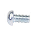 Machine Screw, Round Head, Square Socket Drive, #10-24 UNC x 1-1/4" Length, Steel Zinc Plated by Spaenaur Inc.