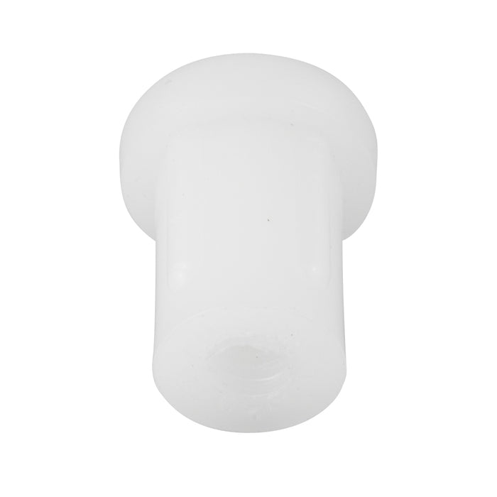 Plug Glide for 16/18 GA. Round Tube 7/8" x 5/16"-18 Polyethylene Natural Color by Spaenaur Inc.