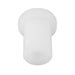 Plug Glide for 16/18 GA. Round Tube 7/8" x 5/16"-18 Polyethylene Natural Color by Spaenaur Inc.