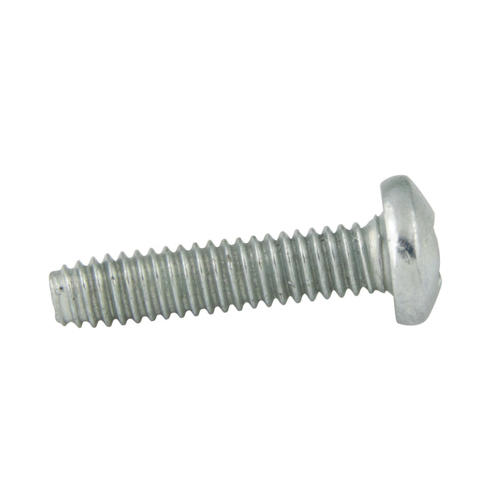 Thread Rolling Screws, Pan Head Phillips Drive, Fully-Threaded, #6-32 x 3/8" Length, Case Hardened Low Carbon Steel Zinc Plated