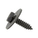 Sems Indented Hex Hd Machine Screw, With 3/4" OD Flat Washer, Dog Point, 1/4"-20 UNC X 3/4", Low Carbon Steel, Phosphate & Oil by Spaenaur Inc.