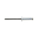 Pop Rivet Dome Head Open End 5/32" DIA x .415" LGTH x .188"/.250" Grip Carbon Steel Zinc Plated by Pop®