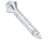 Tapping Screw, Countersunk Head Tamper-Resistant Drive, #10 x 1-1/4" Length, Steel Zinc Plated by Tampruf™