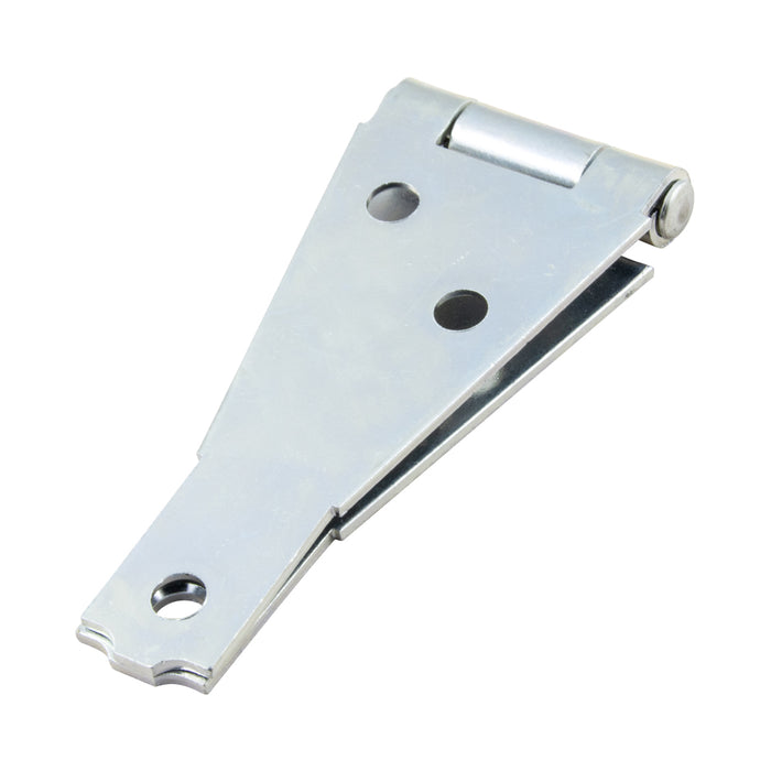 Hinge, Bracket Offset .166"TH x 3"W x 14" Strap 1" Brkt Offset Steel-Strap/Cast Iron-Bkt Powder Coat/Zinc Plated