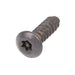 Tapping Screw, Button Head Torx TR10 Drive, #6 x 3/4" Length, Steel Plain by Torx®