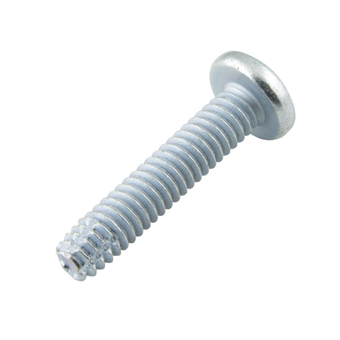 Thread-Cutting Screw, Phillips Pan #8-32 UNC x 3/4" LONG, Type F Low Carb Steel Case Hard Trivalent Zinc Plated, ANSI B18.6.4-1981