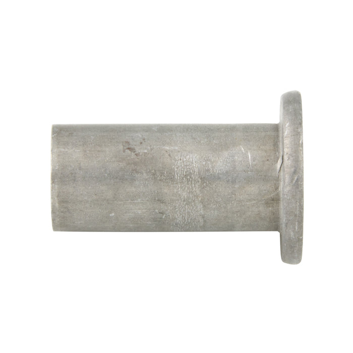 Flat Head Rivet Nut Open End Keyless 1/4"-28 UNF x .260-.320" Grip Aluminum