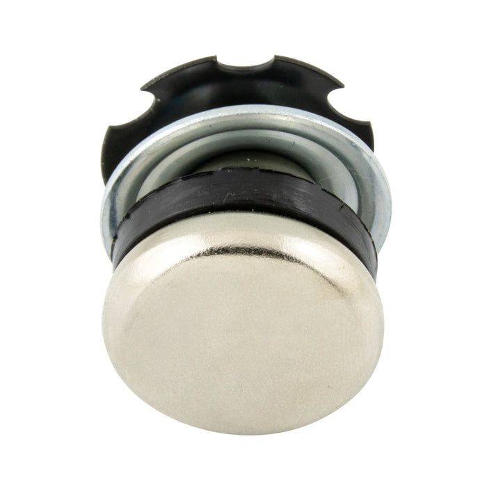 Furniture Glide Swivel Type Steel Base Rubber Cushion Silencer 7/8" Base, 1"OD Rd x .870"-.902" ID Tube Steel/Rubber Nickel or Zinc Plated Our Option by Spaenaur Inc.