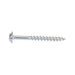 Wood Screw, Round Washer Head, Robertson®; Square Socket, #8 x 1-3/4" Length, Steel Lubricized, ASME/ANSI B18.6.1 by Spaenaur Inc.