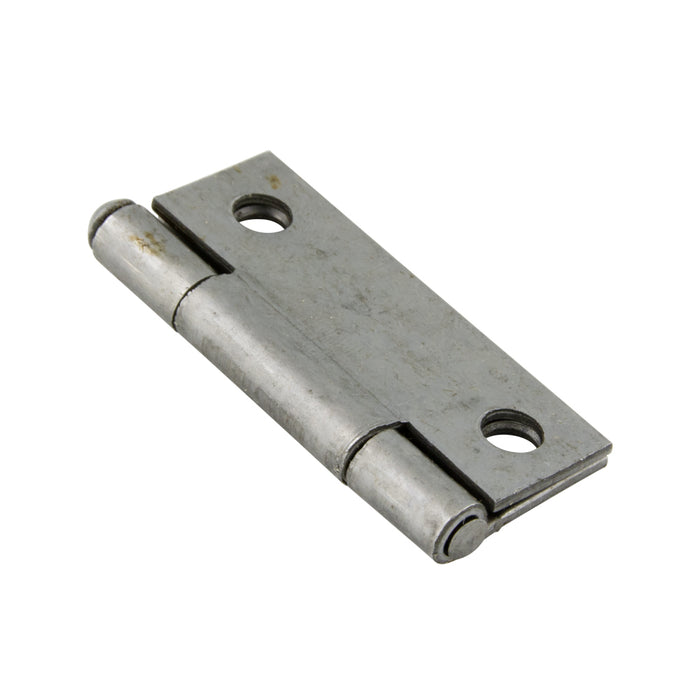.090" x 3" x 3" x .187" Hinge, with Six .203" DIAm Holes, CTSK for A #8 Screw, Both Leaves Fully Offset, Spun Pin, 5-Joint, Steel Zinc Plated by Spaenaur Inc.