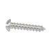 Tapping Screw, Round Head Slotted Drive, Type AB, #10 x 1" Length, Steel Zinc Plated by Spaenaur Inc.