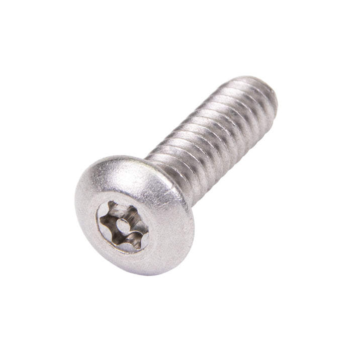 Security Screw, Button Head Security Hex Socket Drive, #6-32 UNC x 1/4" Length, Stainless Steel by Spaenaur Inc.