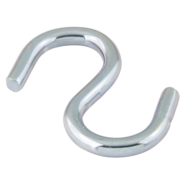 "S" Hook for Rubber Tie Down 4-1/2" O/A LGTH x 0.187" Wire DIA. Steel Zinc Plated