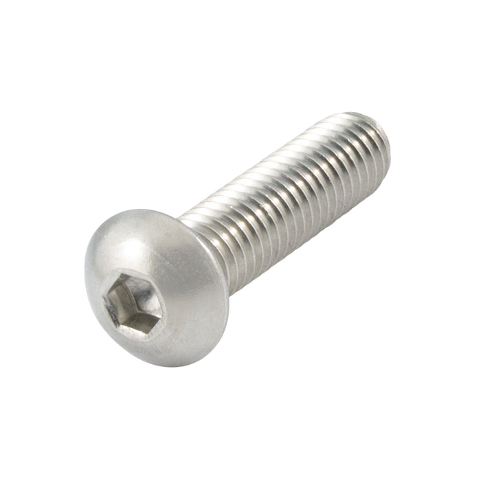 Button Head Hex Socket Cap Screw M8 x 12mm A2 Stainless Steel ISO 7380