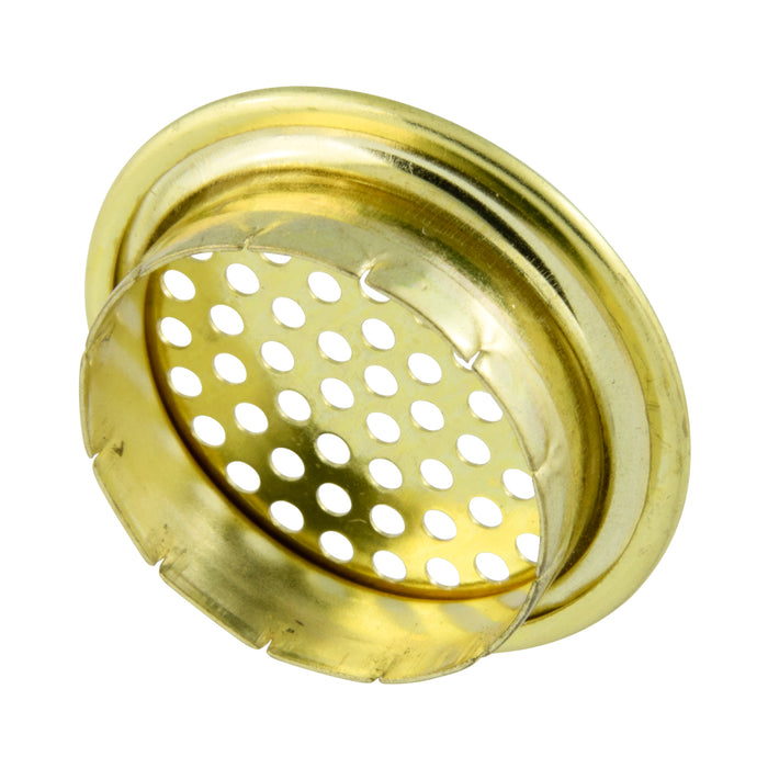 Ventilator Grommet 9/16" Hole Dia., 3/4" Top OD Steel Brass Plated (Component Of #116-A06-1C) by Spaenaur Inc.