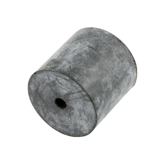 Rubber Bumper Recess Type with Steel Insert 3/4"OD x 1"HT x 3/8" Sbr Black, 65-70 Duro