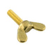 Thumb Screw M6 x 25mm LG Malleable Casting Zinc Plated by Spaenaur Inc.