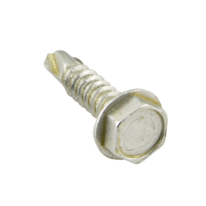 Self-Drilling Screw, Hex Washer Head, #8-18 x 3/4" Length, Aluminum T6-7075 by Spaenaur Inc.