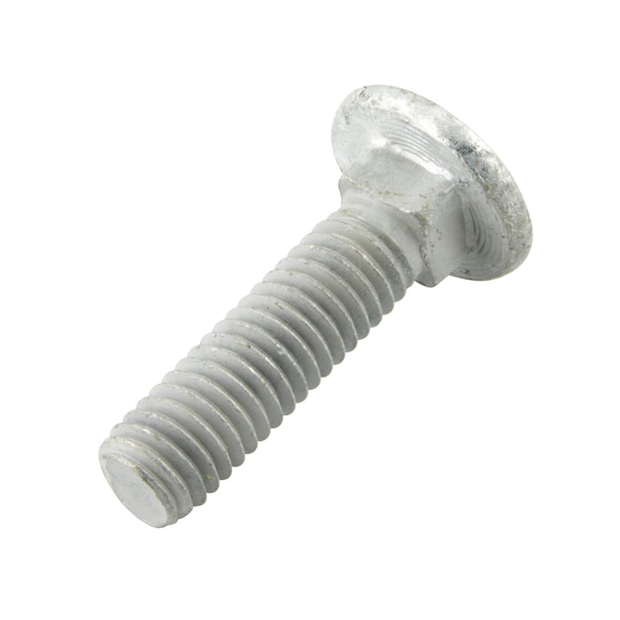 Carriage Bolt Round HD Square Neck 3/8"-16 UNC x 3 1/2" LG,Full Thread Steel, Hot Galvanized Finish ANSI B18.5-1978
