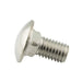 Carriage Bolt DIN 603 M6 x 1.00 x 30mm A2 Stainless Steel DIN 603/A2 M6X30 by Spaenaur Inc.