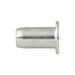 Écrou à riveter aveugle Rivkle à tête cylindrique plate, extrémité ouverte, sans clé, plage de serrage M4 x 1,0-2,0 mm, pour trou de 6 mm de diamètre, acier zingué transparent par Spaenaur Inc.
