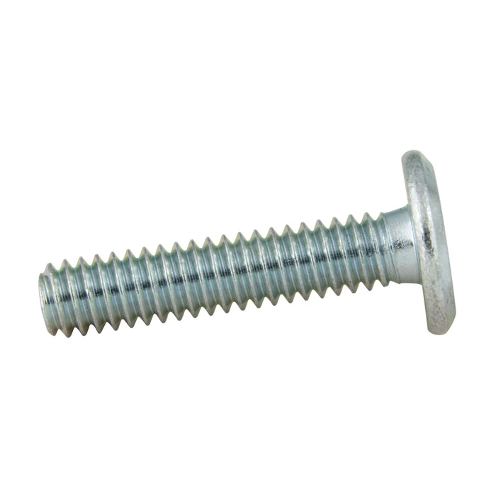 Rampa Flat Head Screws Type Kf with Hex Drive, 15 mm OD Flat HD M6 x 60mm LGTH Class 4.8 Steel Zinc Plated