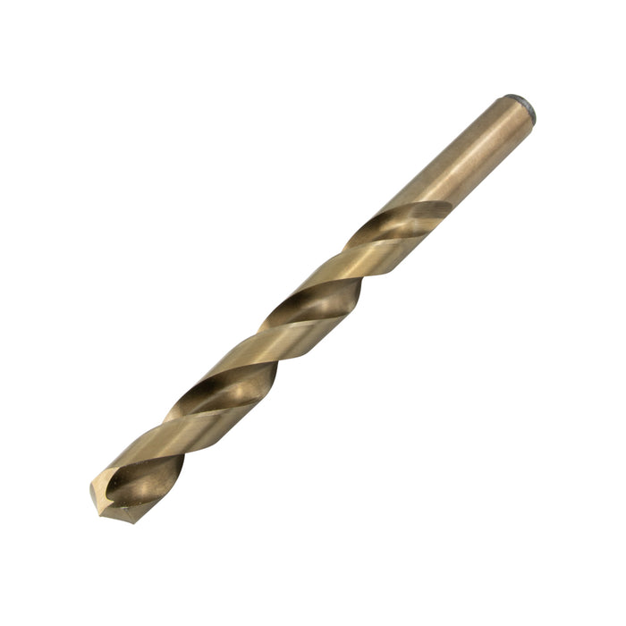Foret Jobber'S Length, usage intensif, pointe fendue à 135 degrés, diamètre n° 19, cobalt HSS, finition dorée, par Spaenaur Inc.